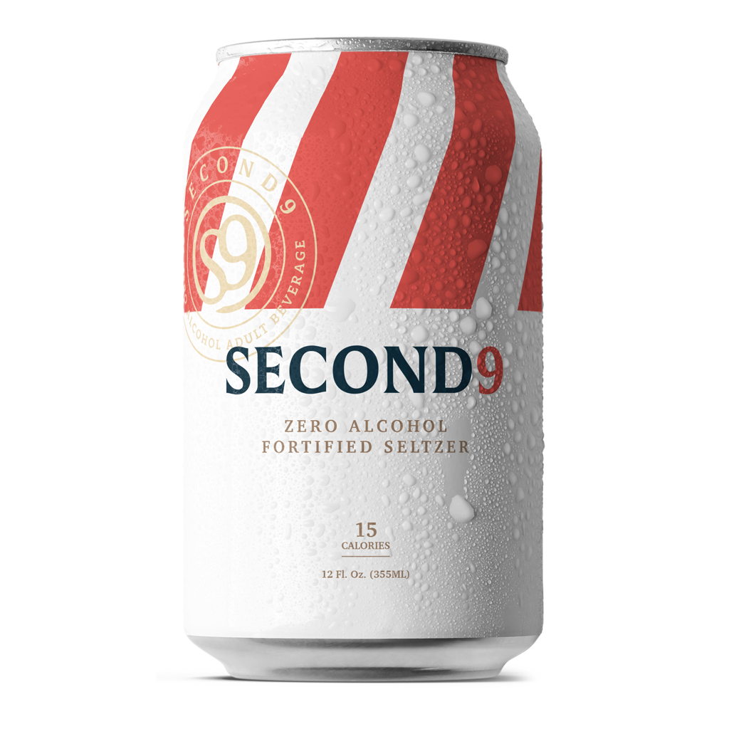 Second9 Zero Alc Fortified Seltzer / 12pk
