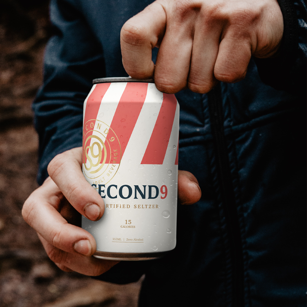 Second9 Zero Alc Fortified Seltzer / 12pk