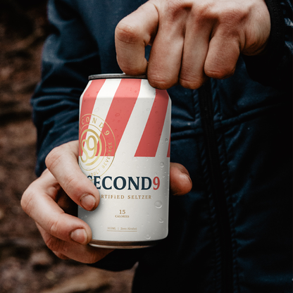 Second9 Zero Alc Fortified Seltzer / 12pk